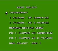 Konami Hyper Soccer, capture décran